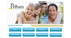 Desktop Screenshot of pelhammedicalgroup.nhs.uk